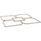Ekena Millwork 78 34W x 78 34H x 38T Large Olivia Decorative Fretwork Wood Ceiling Panels, Red Oak CELW79X79X0375OLVRO - alternate 8